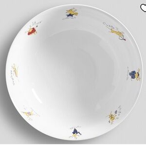 Pottery Barn Santa’s Reindeer Footed Serving Bowl